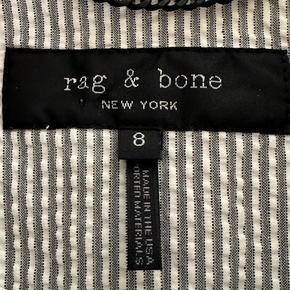 Rag & Bone Pinstripe Seersucker Blazer - Picture 4 of 6